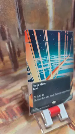 MTG Strip Mine 0085 Borderless Edge of Eternities EOS Non-Foil With Case - Image 3