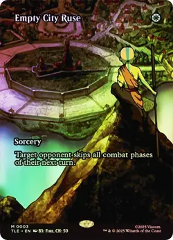 Empty City Ruse Foil Borderles Avatar: The Last Airbender NM MTG - Image 1
