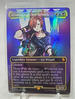 MTG Magic Final Fantasy | G'raha Tia, Scion Reborn | Borderless Commander FOIL - Image 1