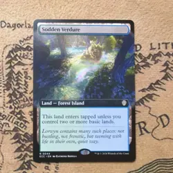 MTG Commander: Lorwyn Eclipsed Sodden Verdure 0044 Extended Art NM - Image 1