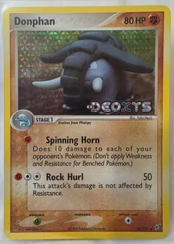 2005 Pokemon EX Deoxys Donphan-Reverse Foil #30/107 - Image 1