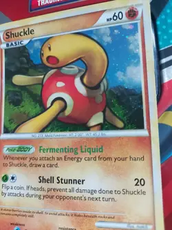 Pokemon TCG Shuckle HGSS 15 Undaunted Holo Black Star Promo Card - Image 5