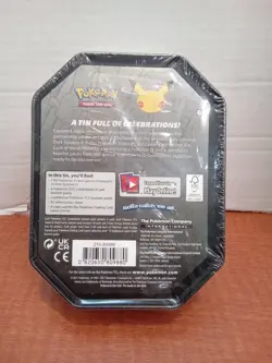 Pokemon 25th Anniversary Celebrations Tin Dark Sylveon Sealed 820650809880 - Image 2