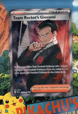 Pokemon TCG Team Rocket's Giovanni 225/182 Ultra Rare SV10: Destined Rival NM/M - Image 1