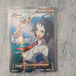 Cheren Full Art Trainer Boundaries Crossed Holo MP Pokemon TCG 148/149 - Image 1