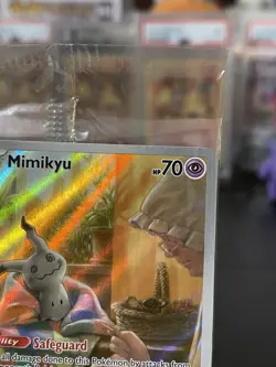 CRIMP ERROR Mimikyu SVP 075 Paldean Fates Black Star Promo Pokemon SEALED - Image 4