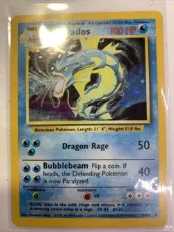 Pokemon TCG Gyarados 006/102 Base Set Holo - Image 1