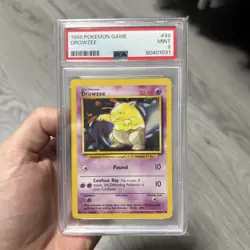 Pokemon 1999 Game Base Set Drowzee #49 PSA 9 - Image 1