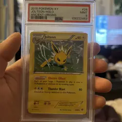 Pokemon TCG XY Ancient Origins Jolteon 26/98 Holo Rare NM Condition - Image 1