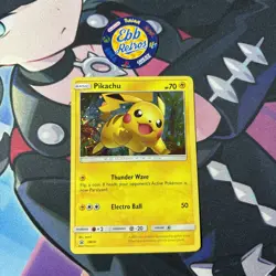 Pokemon Card Pikachu SM76 Black Star Promo Holo - Image 1