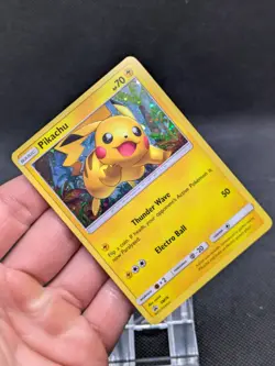 Pokemon Card Pikachu SM76 Black Star Promo Holo EX/NM - Image 2