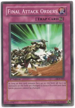 Final Attack Orders 1st Edition Common DCR-045 Yu-Gi-Oh Lightly Played - Image 1