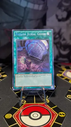 Foolish Burial Goods|MP17-EN218|Secret Rare|Yu-Gi-Oh| - Image 1