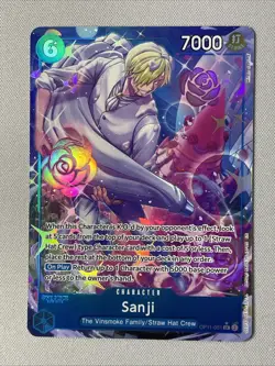 One Piece - A Fist of Divine Speed - OP11-051 - Sanji - SR - Alt Art - Image 1