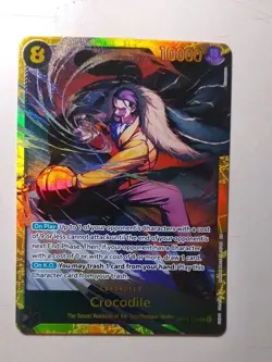Crocodile OP14-120 (SEC) THE AZURE SEA'S SEVEN English One Piece Tcg - Image 1