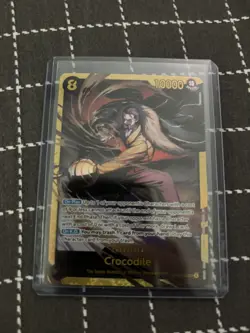 One Piece Crocodile OP14-120 SEC Gold Foil The Azure Sea’s Seven - Image 1