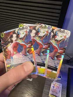 Boa Hancock OP14-112 SR The Azure Sea’s Seven Foil One Piece TCG English NM X3 - Image 2