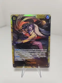 Crocodile -OP14-120 SEC One Piece TCG The Azure Sea's Seven Foil - Image 1