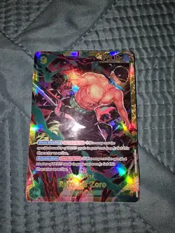 One Piece Wings of the Captain RORONOA ZORO OP06-118 Secret Rare TCG - Image 1