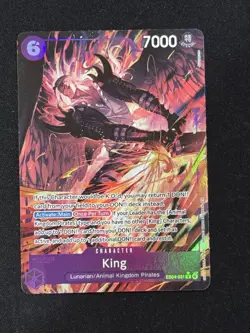 One Piece EB04-031 English King Alternative Art Rare - Image 1