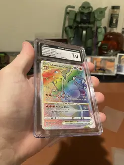 Pokemon- Charizard VSTAR 174/172 Brilliant Stars Rainbow Secret CGC Gem Mint 10 - Image 5