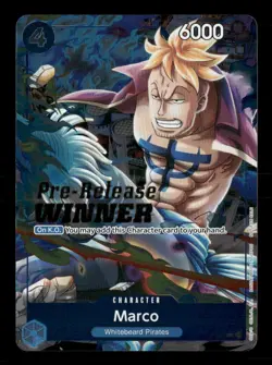 Marco - Two Legends Pre-Release Winner P-071 One Piece One Piece Promotion Cards - Image 1