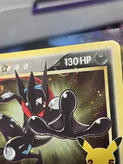 HD Galaxy SWIRL Greninja Star SWSH144 Sword & Shield Black Star Promo Pokemon - Image 1