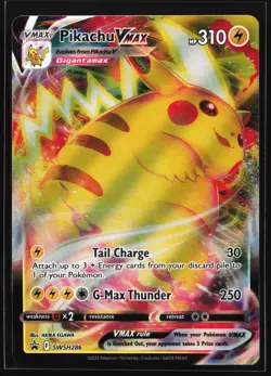 Pikachu VMAX SWSH286 SWSH: Sword & Shield Black Star Promo Pokemon Card - Image 1