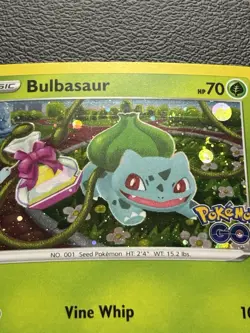 Bulbasaur SWSH231 Sword & Shield Black Star Promo Pokemon Card LP - Image 2