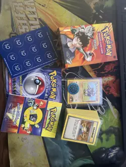 Pokemon Brock Theme Deck WOTC Vintage Gym Heroes 1999-2000 Complete Box - Image 1