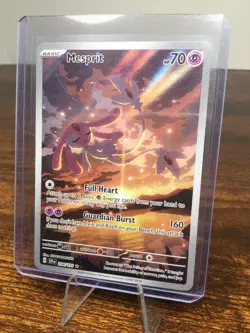Pokemon TCG Mesprit Illustration Rare Holo Card 204/191 Sv08: Surging Sparks - Image 3
