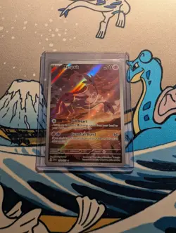 Pokemon TCG Mesprit Illustration Rare Holo Card 204/191 Sv08: Surging Sparks - Image 1