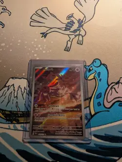 Pokemon TCG Mesprit Illustration Rare Holo Card 204/191 Sv08: Surging Sparks - Image 2