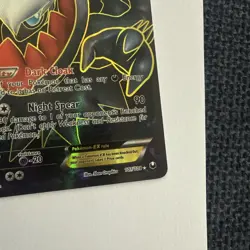 2012 Pokemon Black & White Dark Explorers Full Art Darkrai EX 107/108 Holo Foil - Image 3