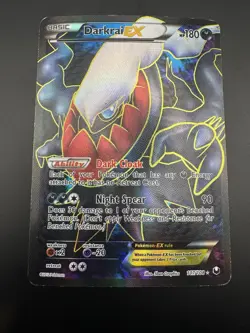 Darkrai EX Full Art 107/108 Pokemon Dark Explorers Ultra Rare Holo 2012 - Image 3