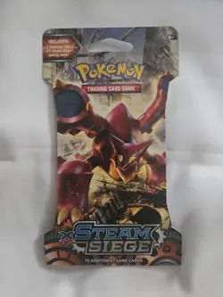 Pokemon XY Steam Siege Sleeved Booster Pack New Factory Sealed - Image 1