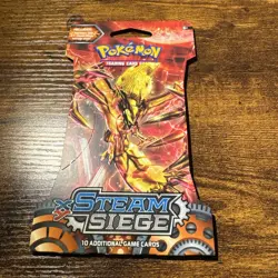Pokemon TCG: XY Steam Siege Sleeved Booster Pack New Factory Sealed-Random Art - Image 1
