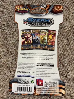 Pokemon XY Steam Siege Sleeved Booster Pack New Factory Sealed - Image 2