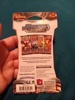 Pokemon XY Steam Siege Sleeved Booster Pack New Factory Sealed - Image 2