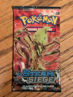 Steam Siege Booster Pack XY Factory Sealed Pokemon 2016 - Image 1