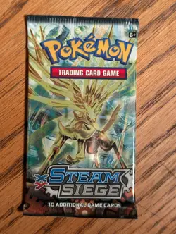 Steam Siege Booster Pack XY Factory Sealed Pokemon 2016 - Image 1
