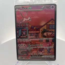 Mew ex SVP 053 Pokemon TCG Scarlet Violet 151 Black Star Promo Full Art SEALED - Image 1