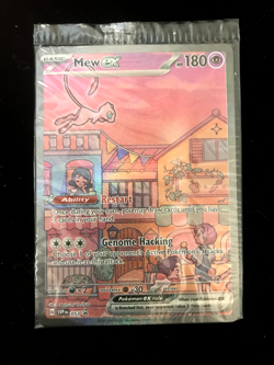 Mew ex SVP 053 Pokemon TCG Scarlet Violet 151 Black Star Promo Full Art SEALED - Image 2