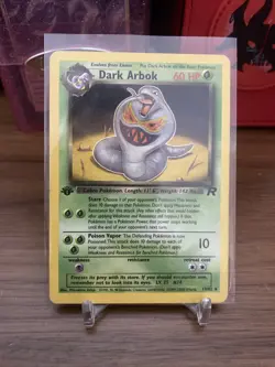 Dark Arbok 19/82 1st Edition Team Rocket Rare Pokemon Card TCG - Image 1