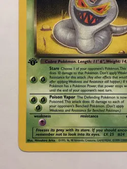 Pokemon TCG Dark Arbok Card 19/82 Regular LP Condition - Image 3