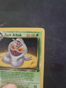 Pokemon TCG Team Rocket Dark Arbok 19/82 Non-Holo Rare Card LP - Image 4