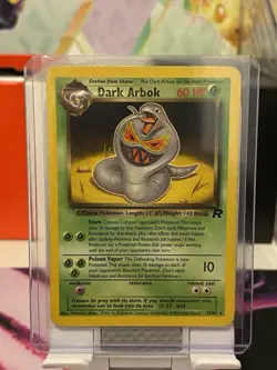 Dark Arbok 19/82 Non Holo Rare Team Rocket Vintage Pokemon Card WOTC Pokemon TCG - Image 1