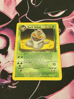 Dark Arbok 19/82 Non Holo Rare Team Rocket Vintage Pokemon Card WOTC Pokemon TCG - Image 2