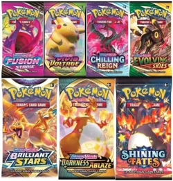 Pokemon TCG: Authentic Factory Sealed Booster Pack (Includes Mystery Card Bundle - Image 1