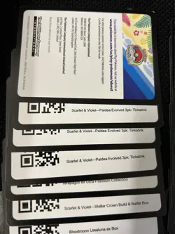 Pokemon Assorted Code Cards x 190 From Mega UPC, Destines, Prismatic, Phantasmal - Image 2